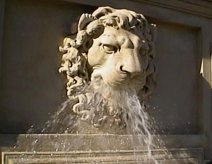 Dettaglio fontana Trieste